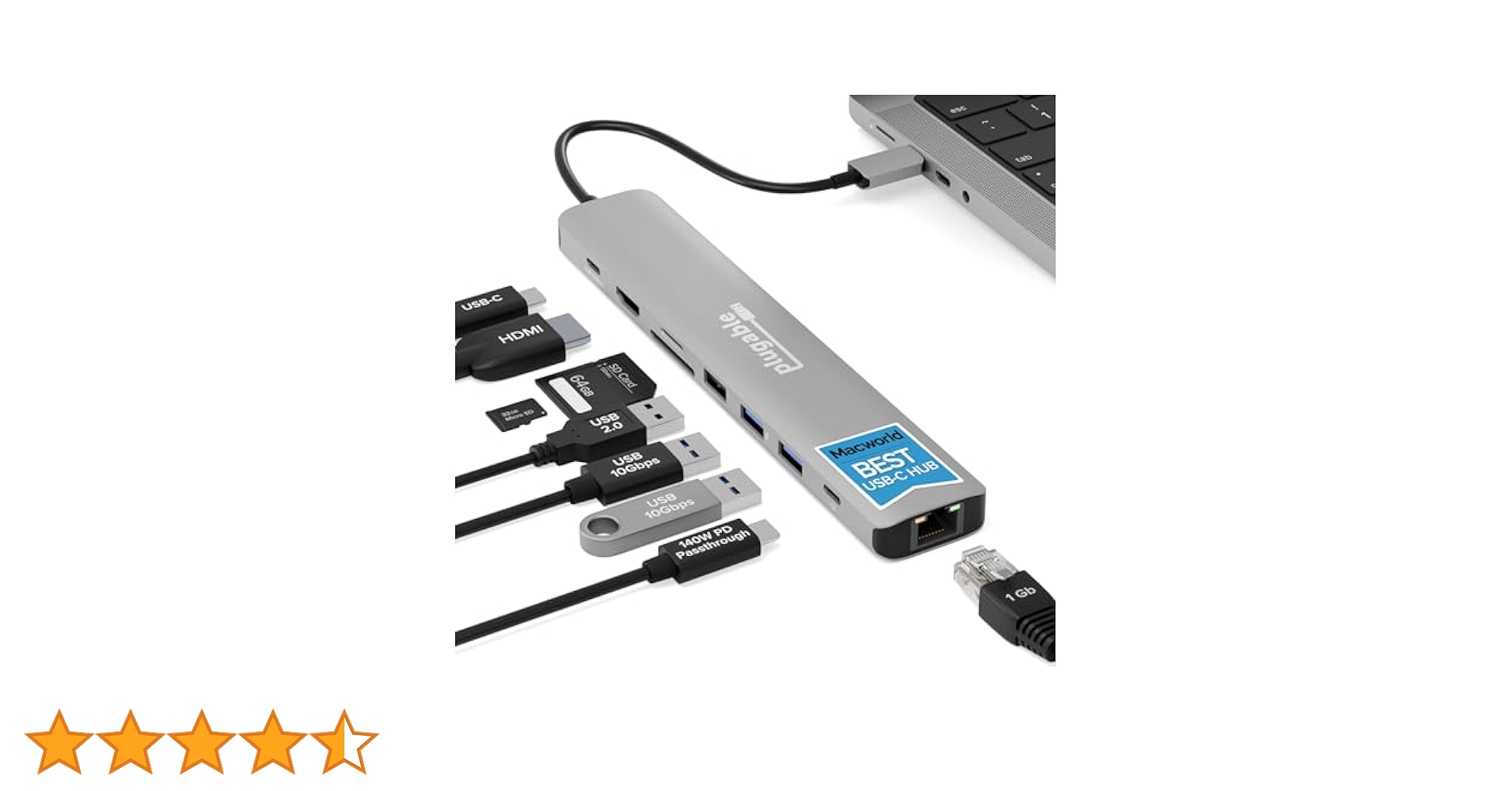 ★USB Cハブアダプター 9イン1 USB Cアダプター Amazon | HOYOKI USB Cハブ マルチポートアダプター 9イン1 USB